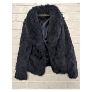 Faux fur coat